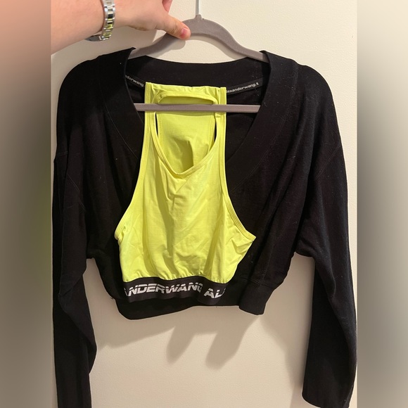 T by Alexander Wang Bi-layer Sweater - Picture 4 of 4